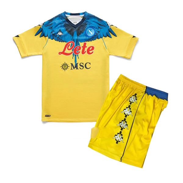 Maglia Napoli Kappa x Marcelo Burlon Bambino 2021 2022 Maglia Napoli Kappa x Marcelo Burlon Bambino 2021 2022